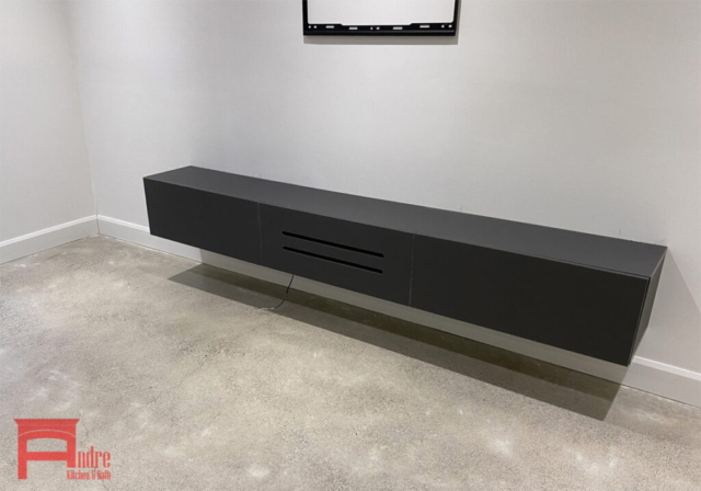 Modern Floating Tv Cabinet With Austrian Laminate