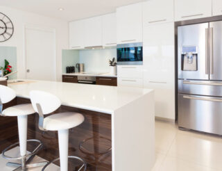 Make All White Kitchen Inviting Warm