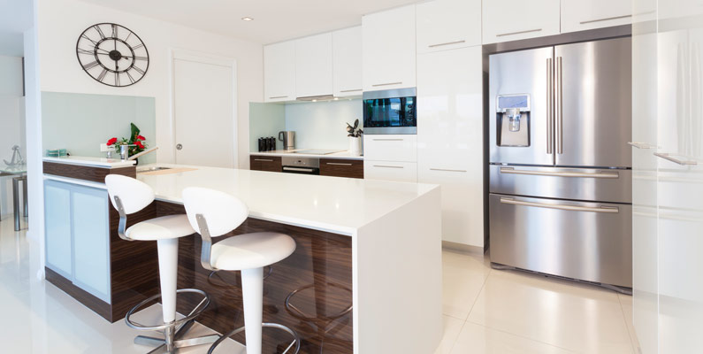 Make All White Kitchen Inviting Warm